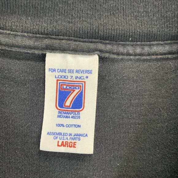 Vintage Logo Athletic Detroit Red Wings T-Shirt Mens L Black Made in USA - Picture 3 of 8